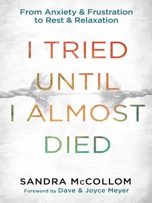 cover image of I Tried Until I Almost Died